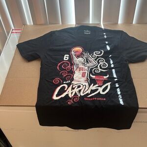 Chicago Bulls Alex Caruso black tshirt size small